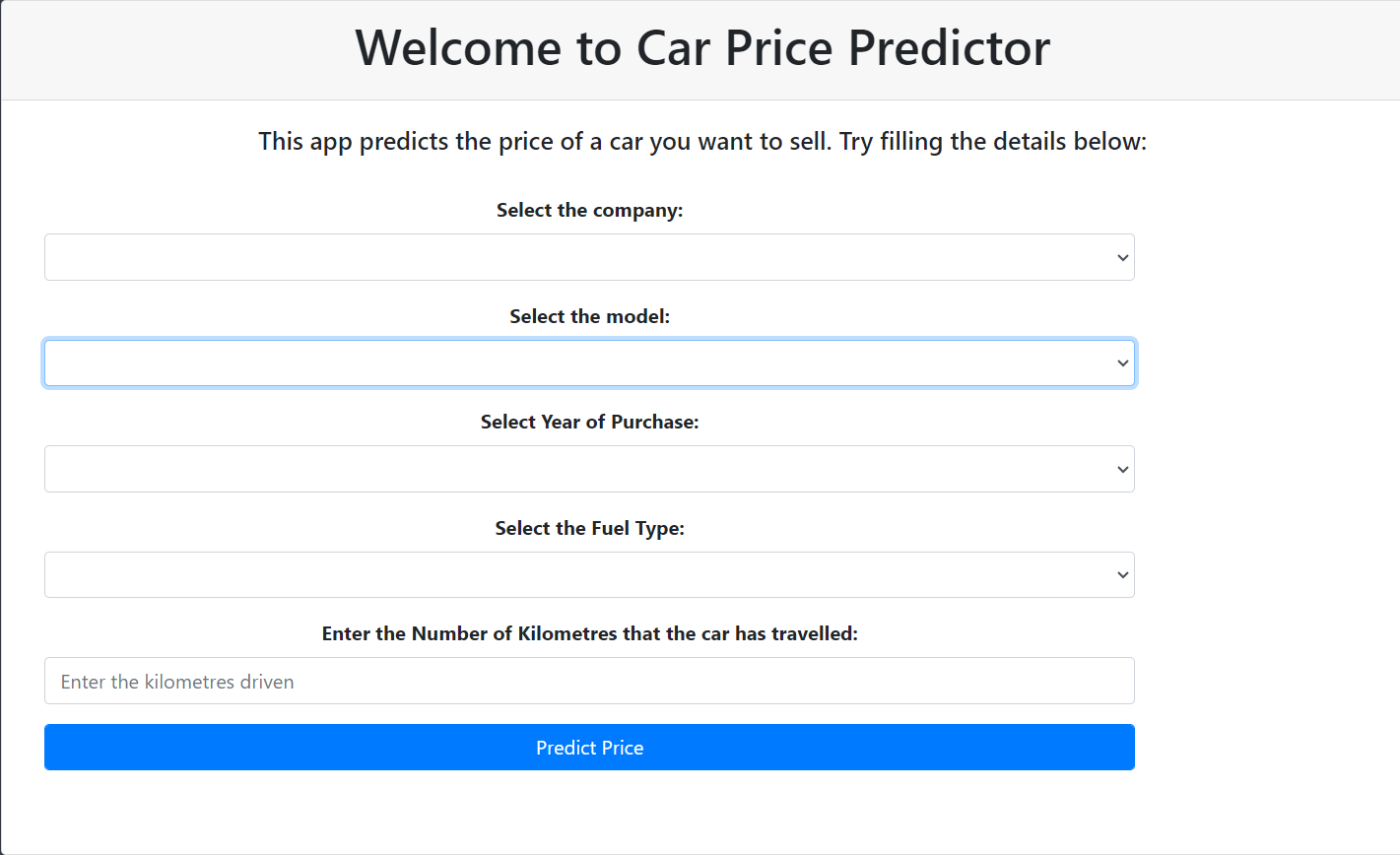 Car Price Predictor